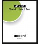 Accent Wood 40x50 noir