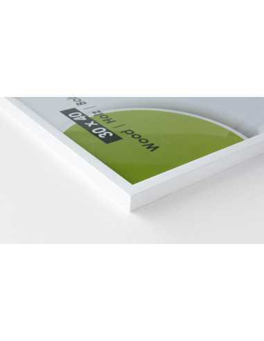 Accent Wood blanc coin