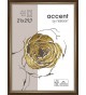 Ascott 21x29,7 brun foncé/or