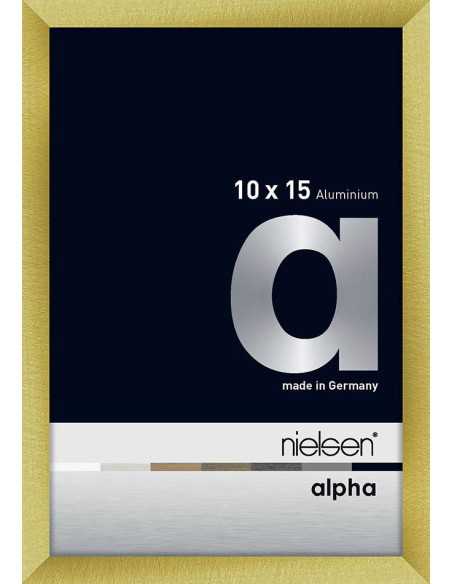 Alpha 10x15 or brossé