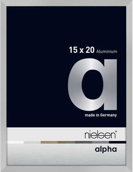 Alpha 15x20 argent mat