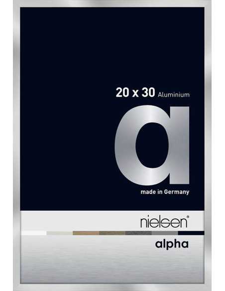 Alpha 20x30 argent poli