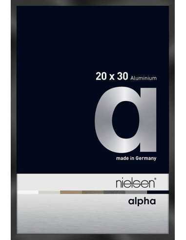Alpha 20x30 noir anodisé