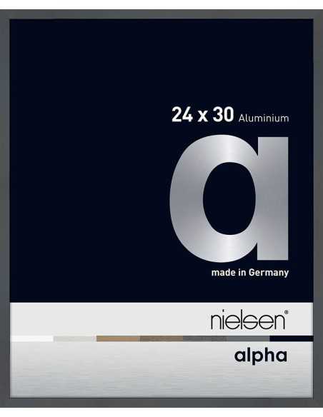 Alpha 24x30 gris ardoise