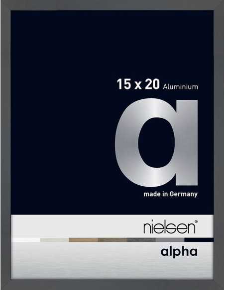 Alpha 15x20 gris ardoise