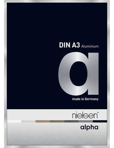 Alpha 29,7x42 argent poli