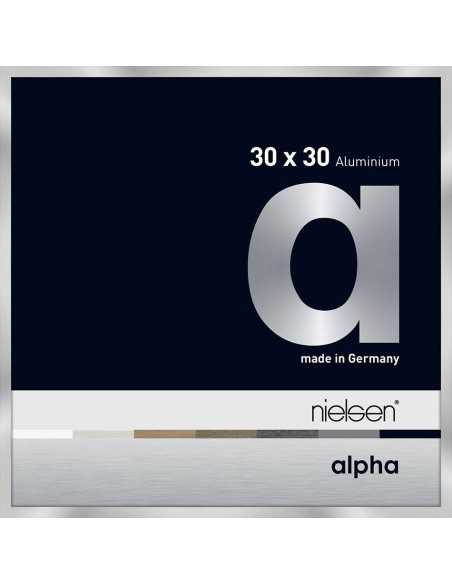 Alpha 30x30 argent poli