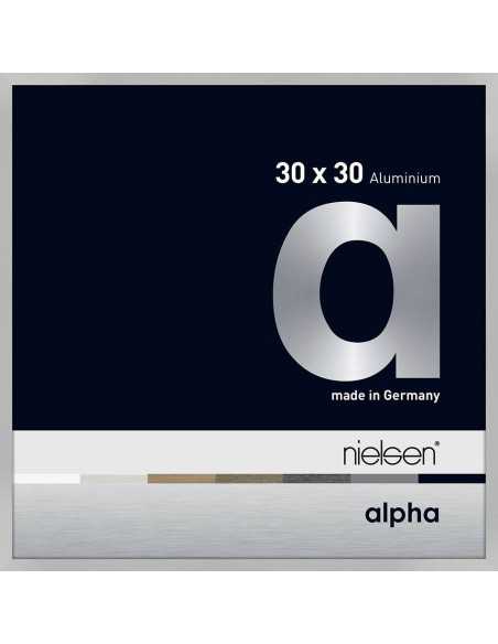 Alpha 30x30 argent mat