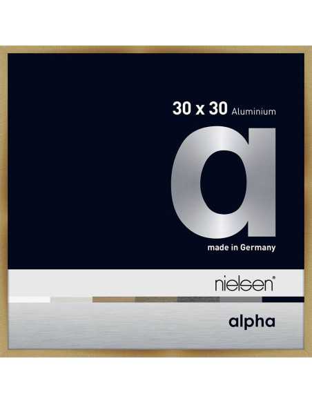 Alpha 30x30 ambre brossé