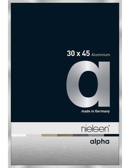 Alpha 30x45 argent poli