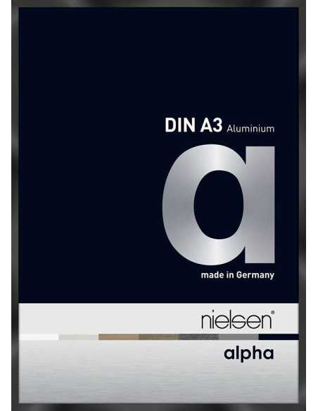 Alpha 30x45 noir anodisé