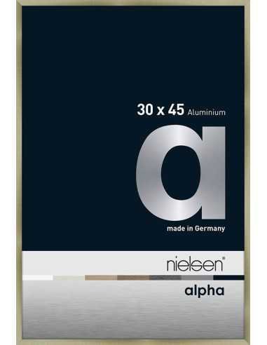 Alpha 30x45 acier brossé