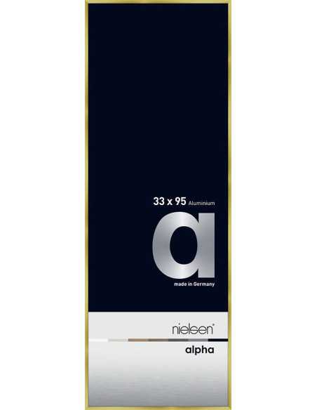 Alpha 33x95 or brossé