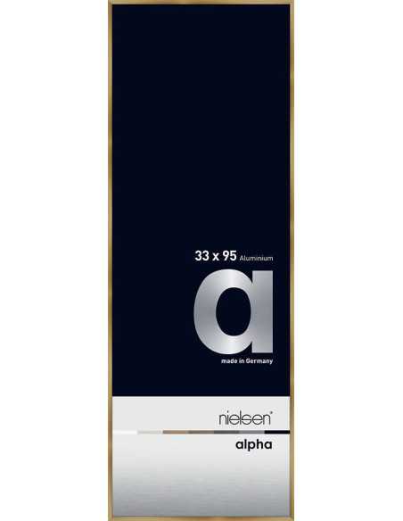 Alpha 33x95 ambre brossé
