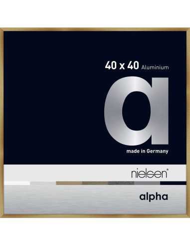 Alpha 40x40 ambre brossé