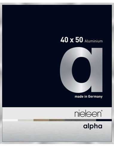 Alpha 40x50 argent poli
