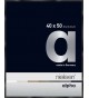 Alpha 40x50 noir anodisé