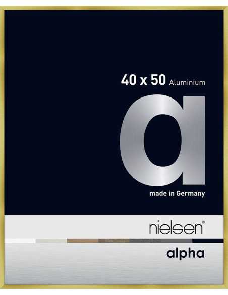 Alpha 40x50 or brossé
