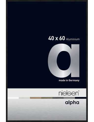Alpha 40x60 noir anodisé mat