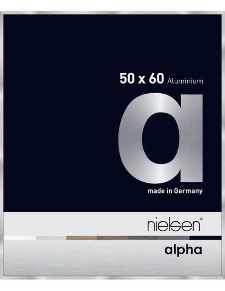 Alpha 50x60 argent poli