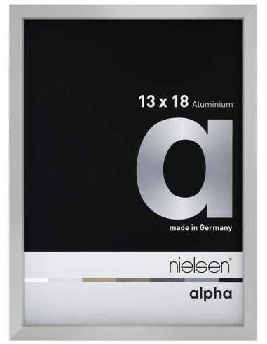 Alpha 13x18 argent mat