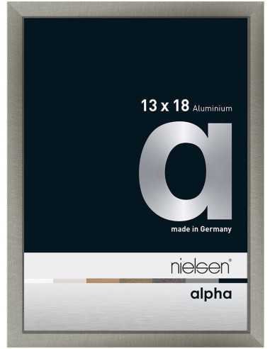 Alpha 13x18 acier brossé