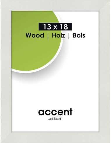 Accent Wood 13x18 blanc