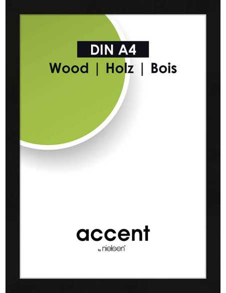 Accent Wood 21x29,7 noir