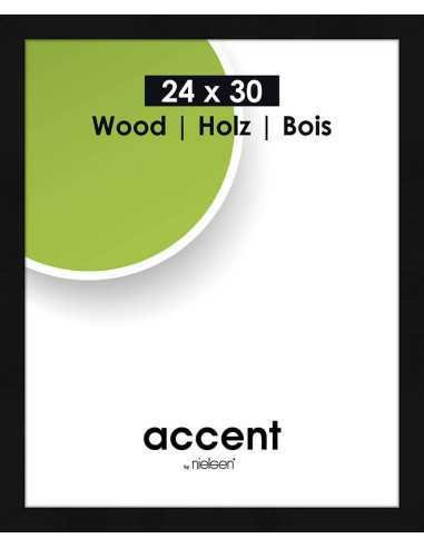Accent Wood 24x30 noir