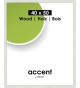 Accent Wood 40x50 blanc