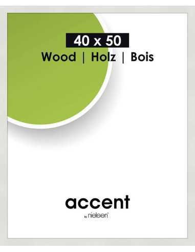 Accent Wood 40x50 blanc